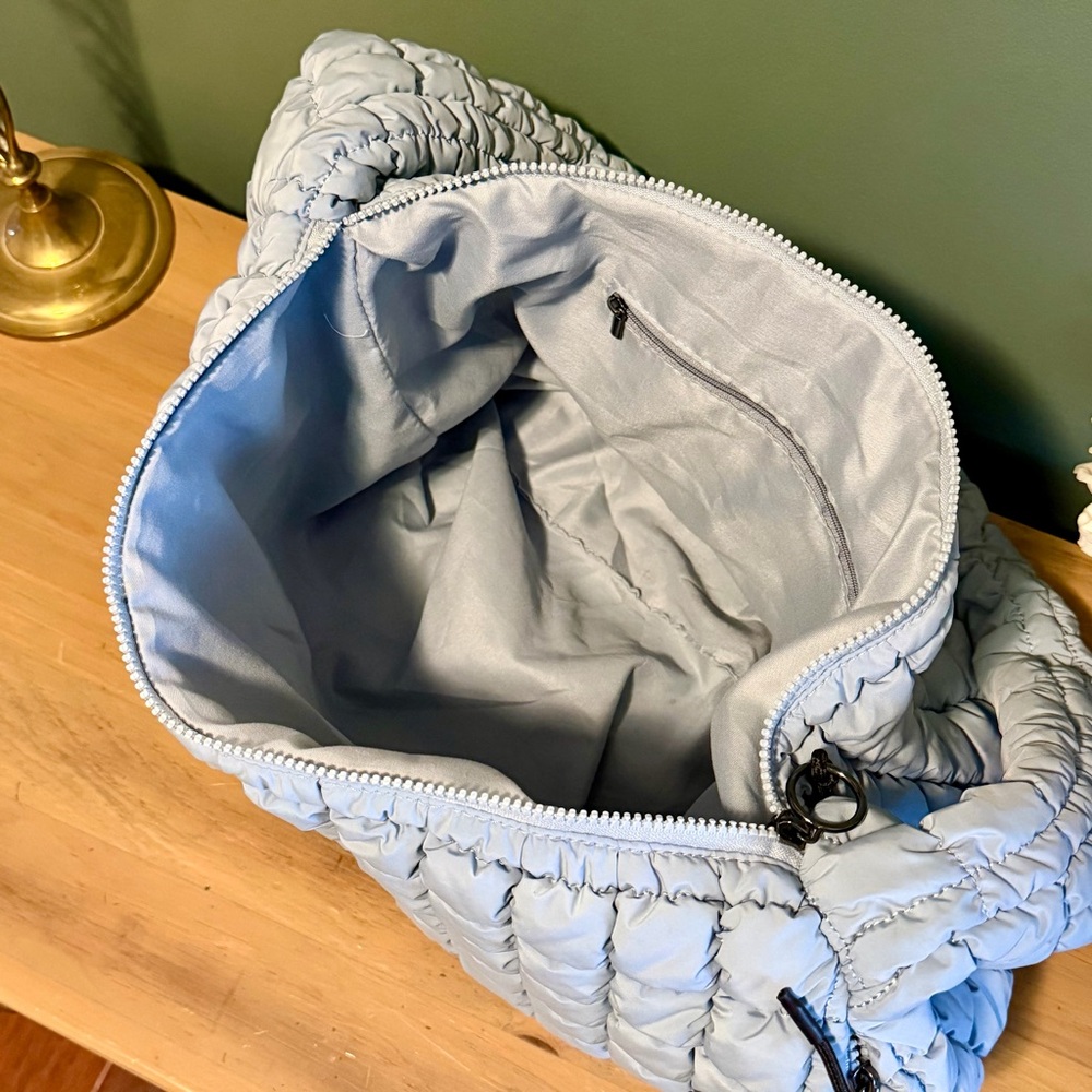 Puffer Quilted Hobo Carryall Tote - Free People INSPIRED - Picture 3 of 8